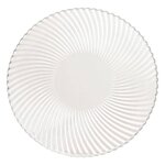 SECRET DE GOURMET Lot de 6 Assiettes à Dessert  Odyssée  20cm Transparent