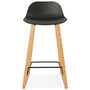 Voir la diapositive 2 : Paris Prix Tabouret de Bar Design  Toki  87cm Noir & Naturel