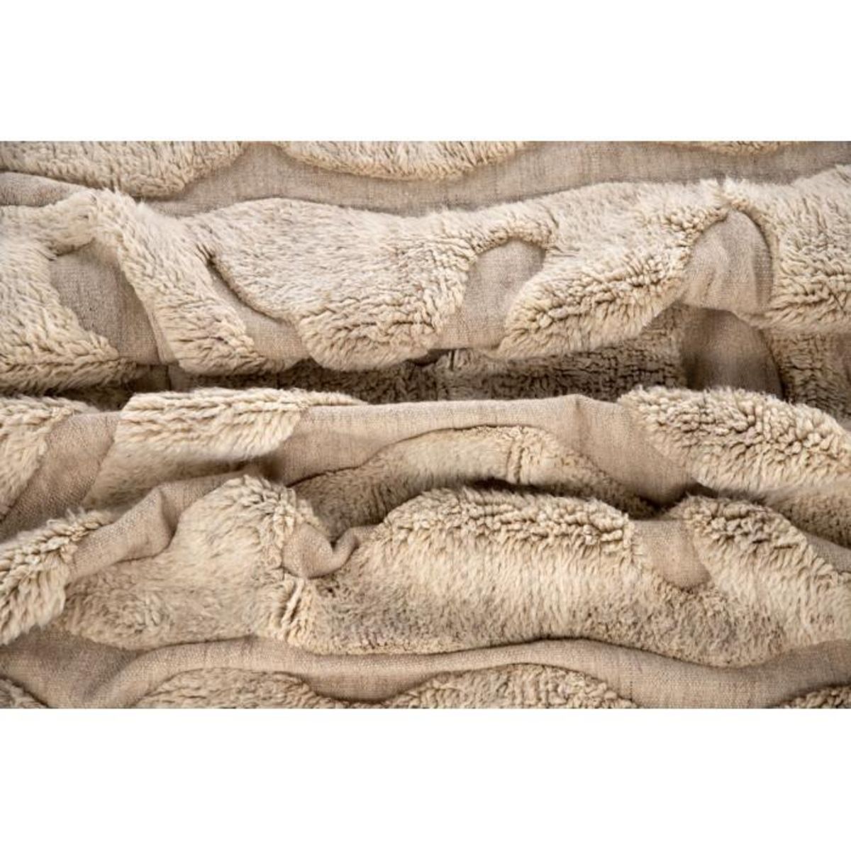 Paris Prix Tapis Déco en Laine  Trondheim x Josefin  400x402cm Beige