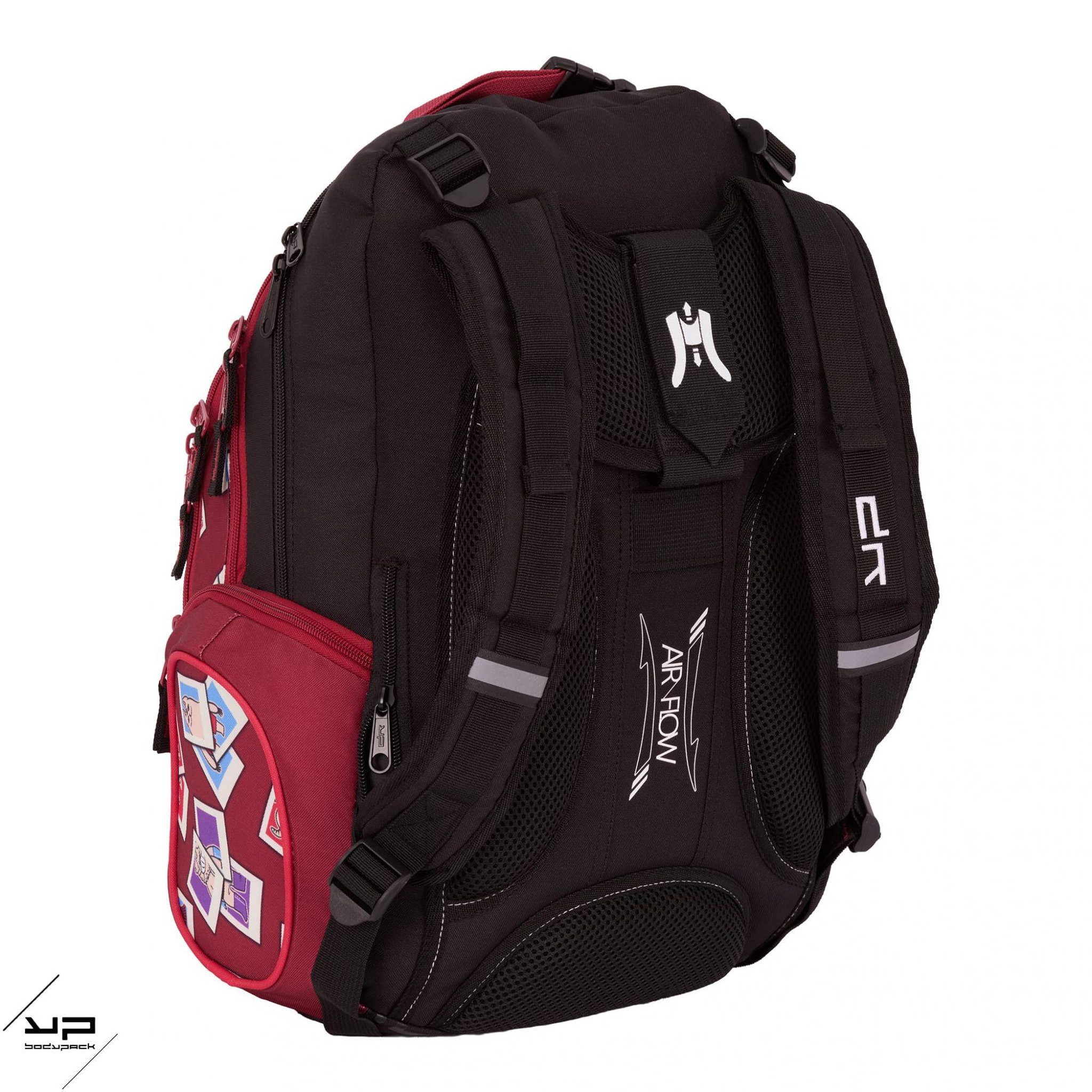 Voir la diapositive 3 : BODYPACK BODYPACK Sac à dos recyclé dos réglable Insta Rouge