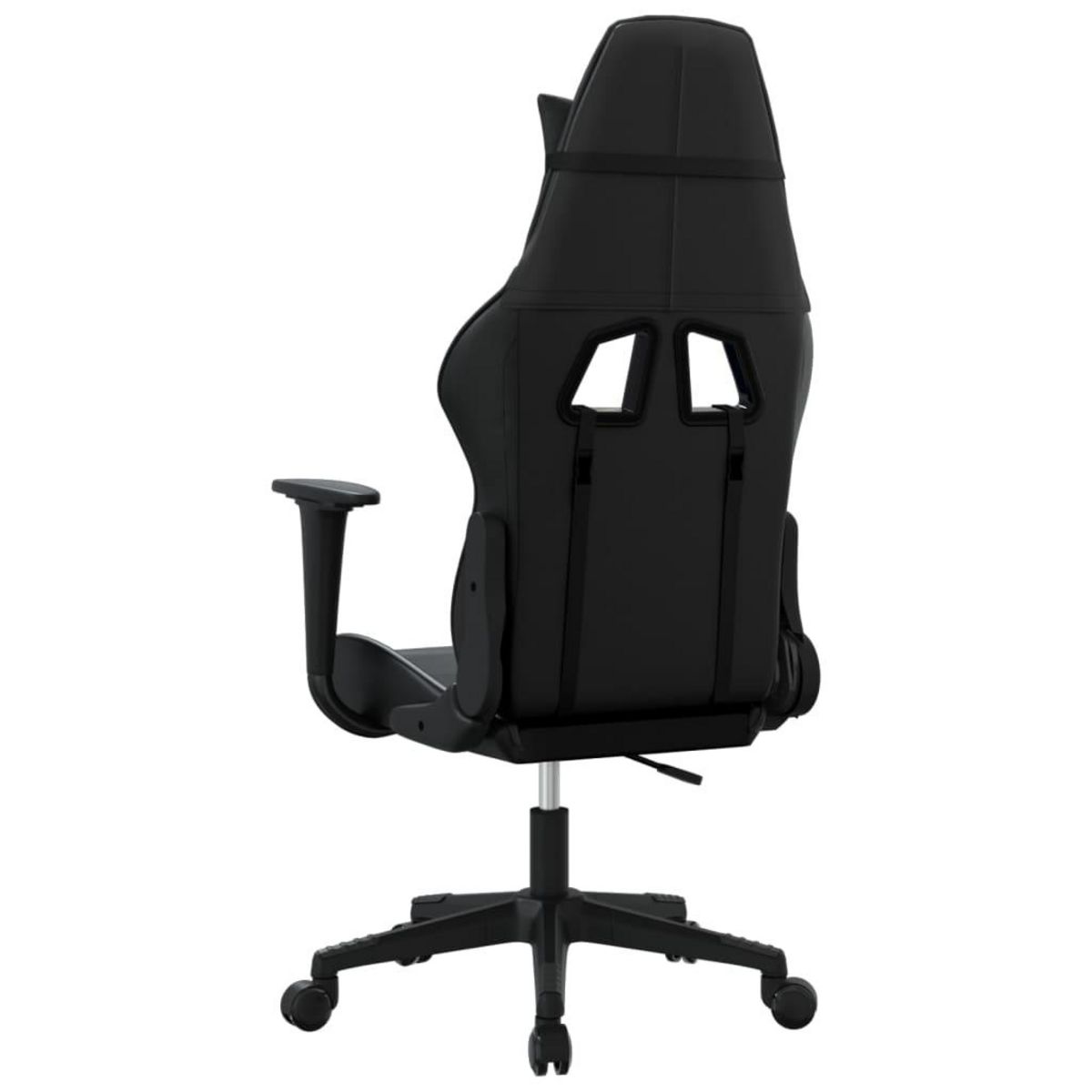 VIDAXL Chaise de jeu Noir Similicuir