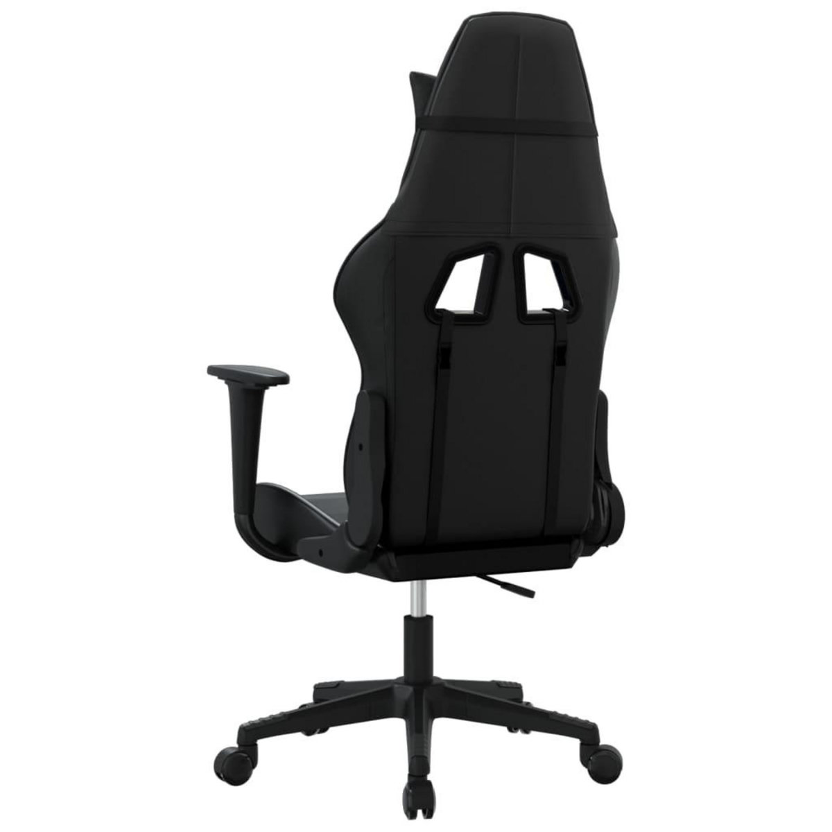 VIDAXL Chaise de jeu Noir Similicuir
