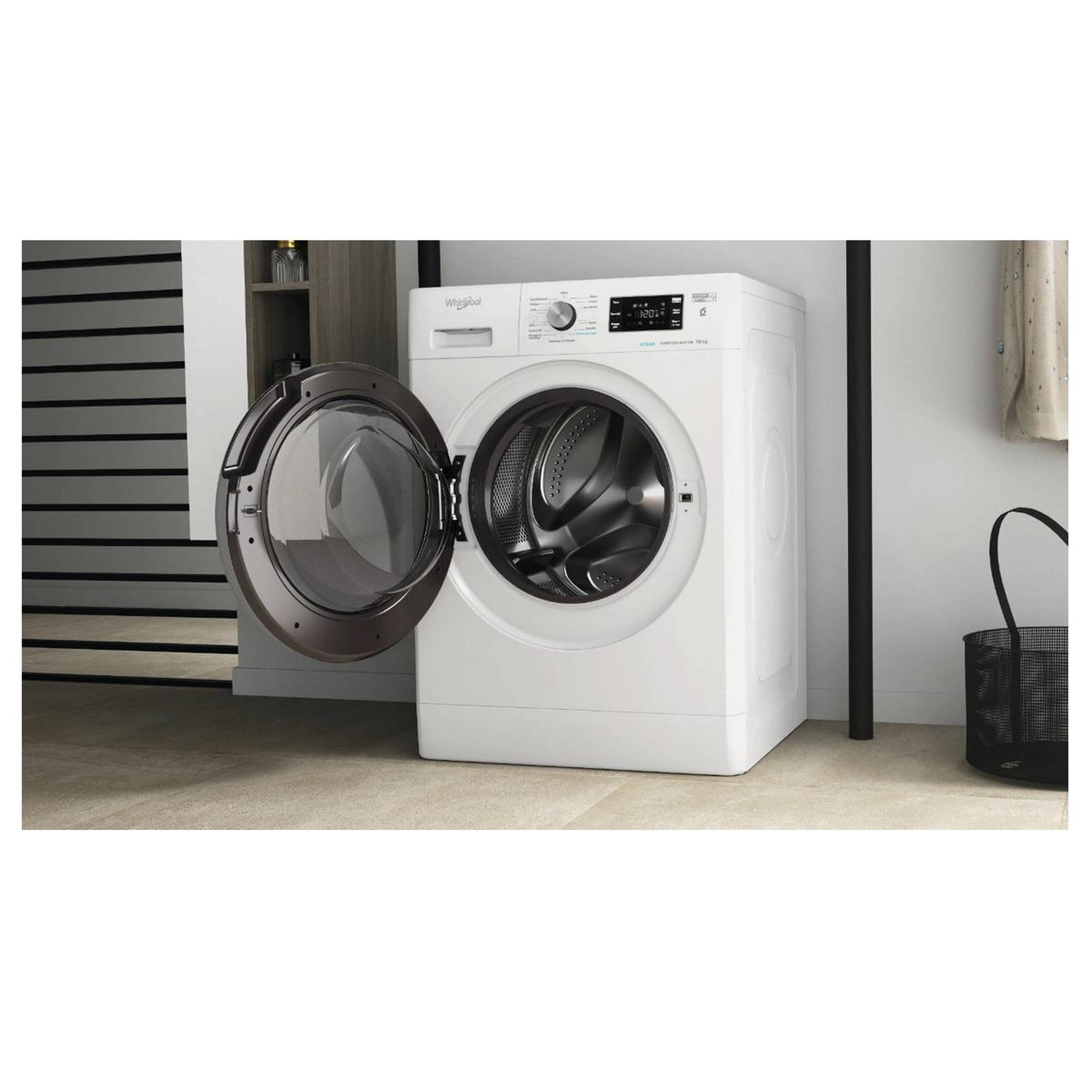 Voir la diapositive 4 : Whirlpool Lave-linge frontal 10kg 1400 tours/min blanc - ffbd10469bsvfr