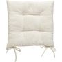 Voir la diapositive 3 : ATMOSPHERA Galette de chaise bouclette SOANA - Blanc