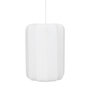 Voir la diapositive 2 : ATMOSPHERA Lampe Suspension en Coton  Tobie  25cm Blanc