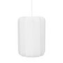 Voir la diapositive 2 : ATMOSPHERA Lampe Suspension en Coton  Tobie  25cm Blanc