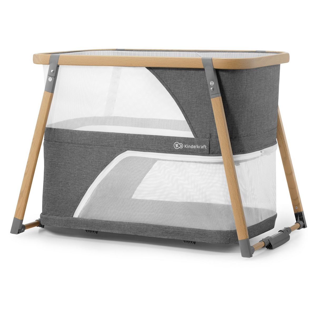 KINDERKRAFT Lit de voyage Sofi gris bébé