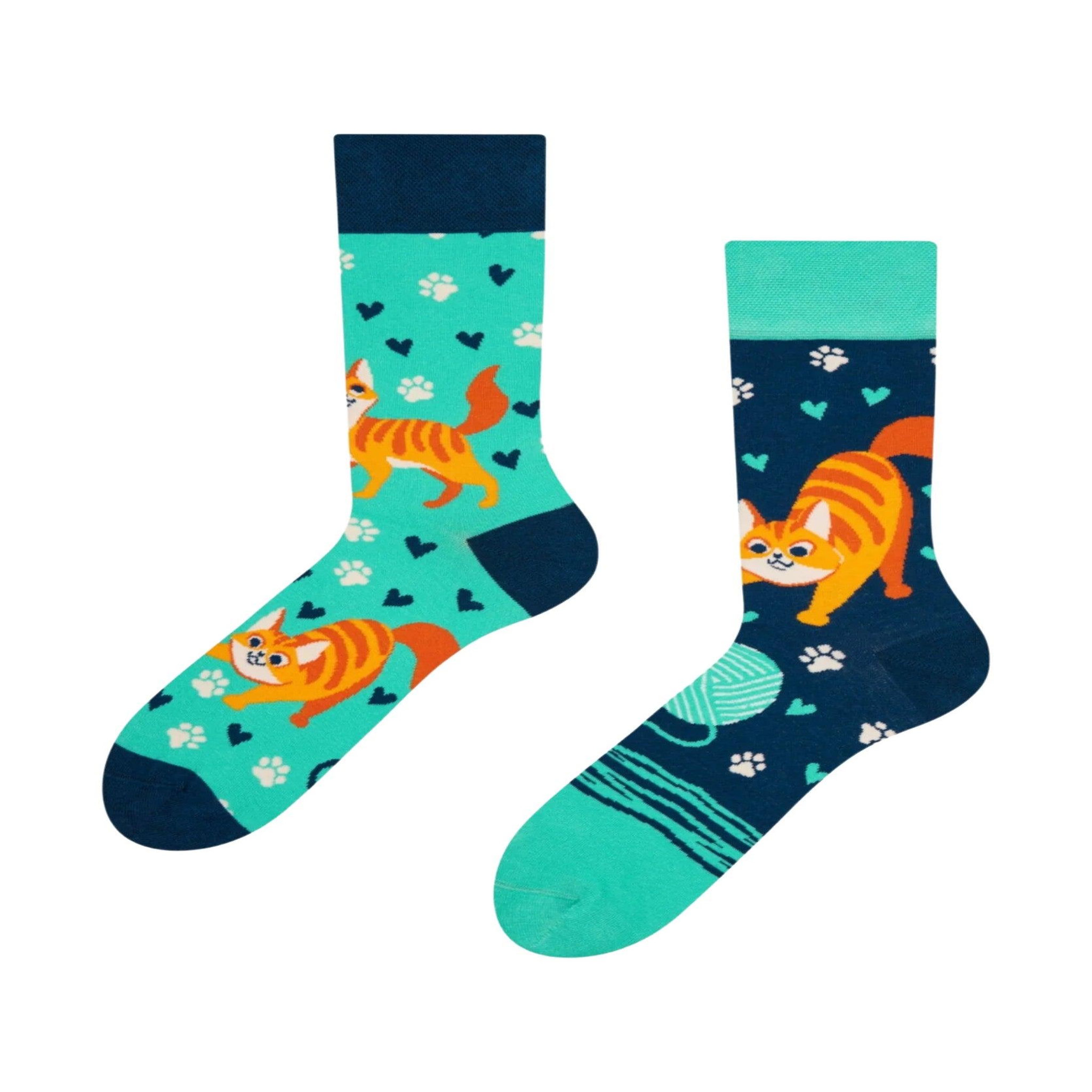 DEDOLES Chaussettes chats mignons