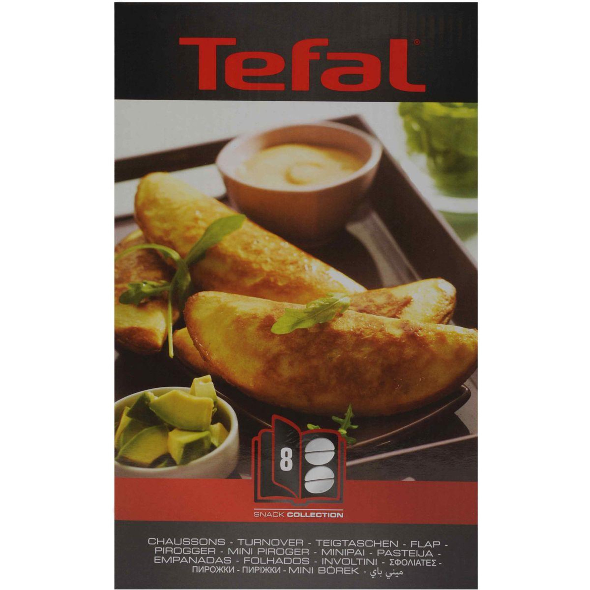 Voir la diapositive 2 : TEFAL Plaque xa801212 - empanadas snack collection