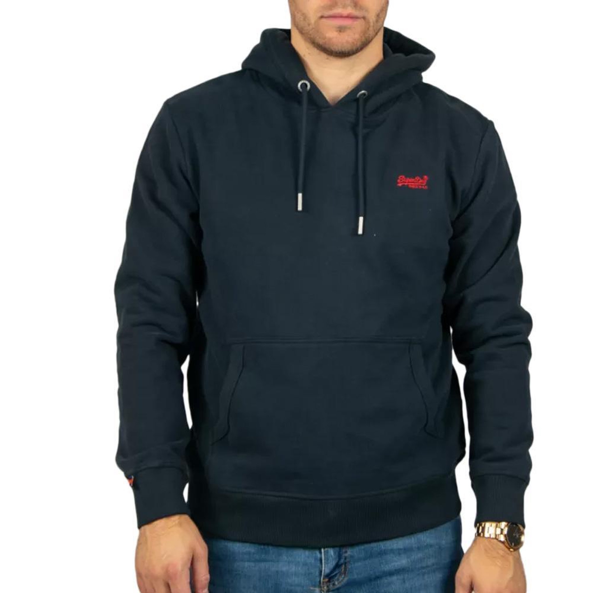 Voir la diapositive 1 : SUPERDRY Sweat /Rouge Homme Superdry Essential