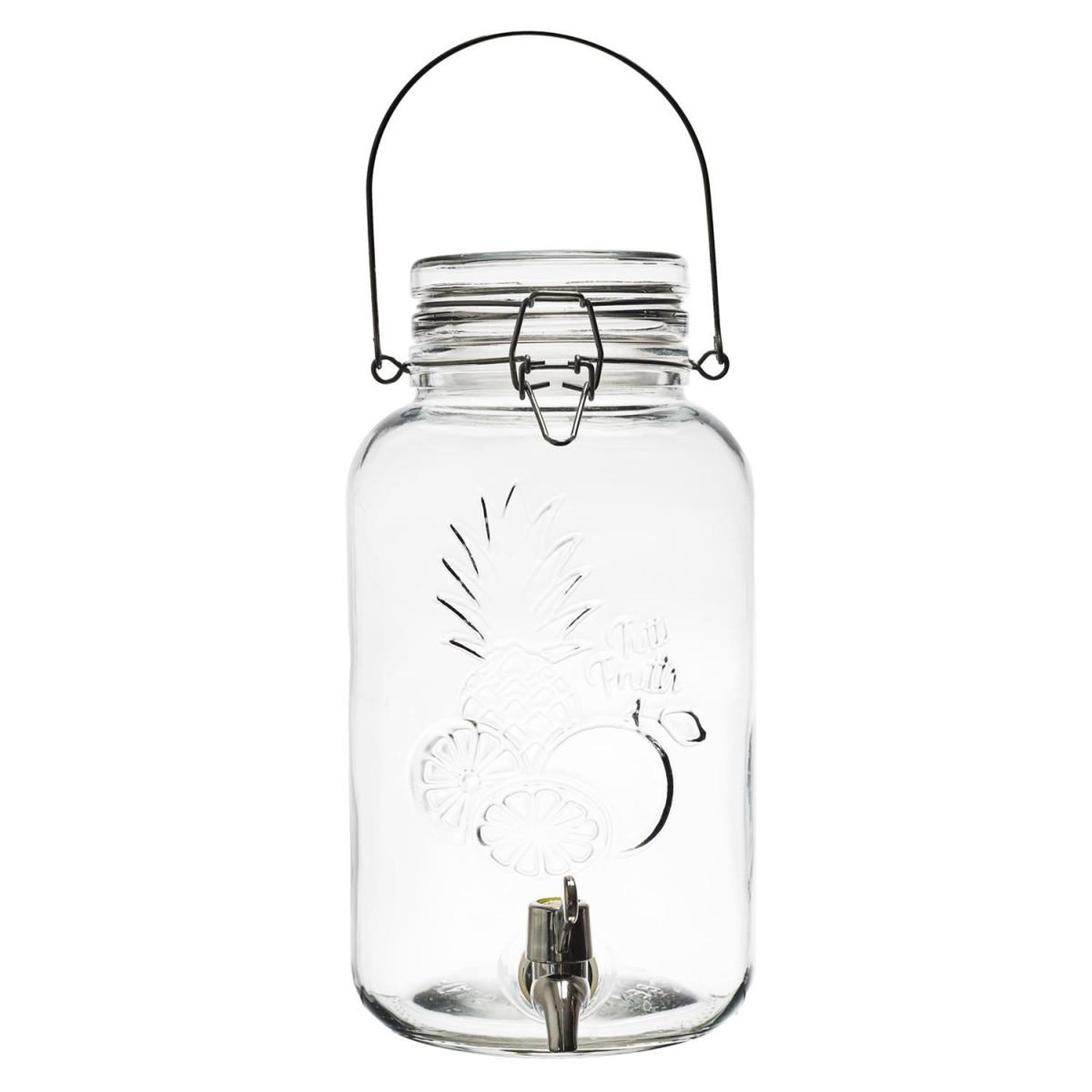 Voir la diapositive 3 : The Home Deco Factory Fontaine à boisson  tutti frutti  4l transparent