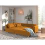 Voir la diapositive 3 : LISA DESIGN Rune - canapé d'angle - avec pouf d'appoint - 4 places - style scandinave - gauche