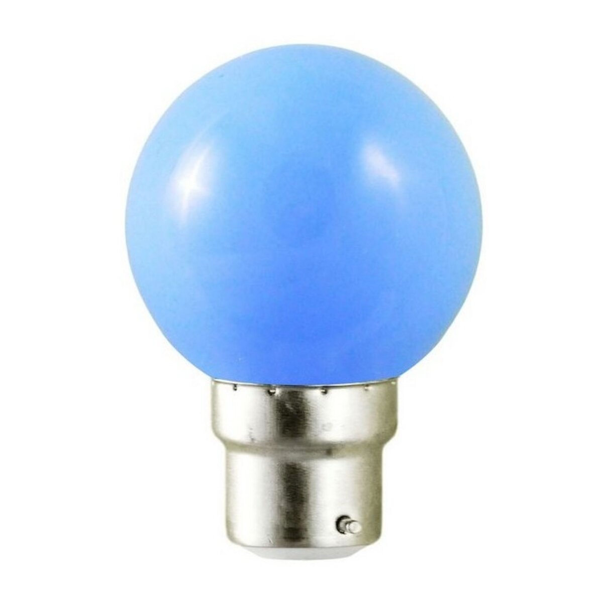 FOX LIGHT Ampoule LED 1W B22 couleur Bleue