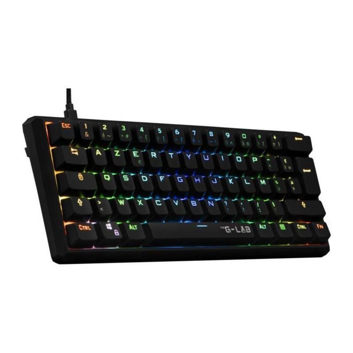 THE G-LAB Clavier Gaming mécanique - THE G-LAB - KEYZ THALLIUM - Rouge