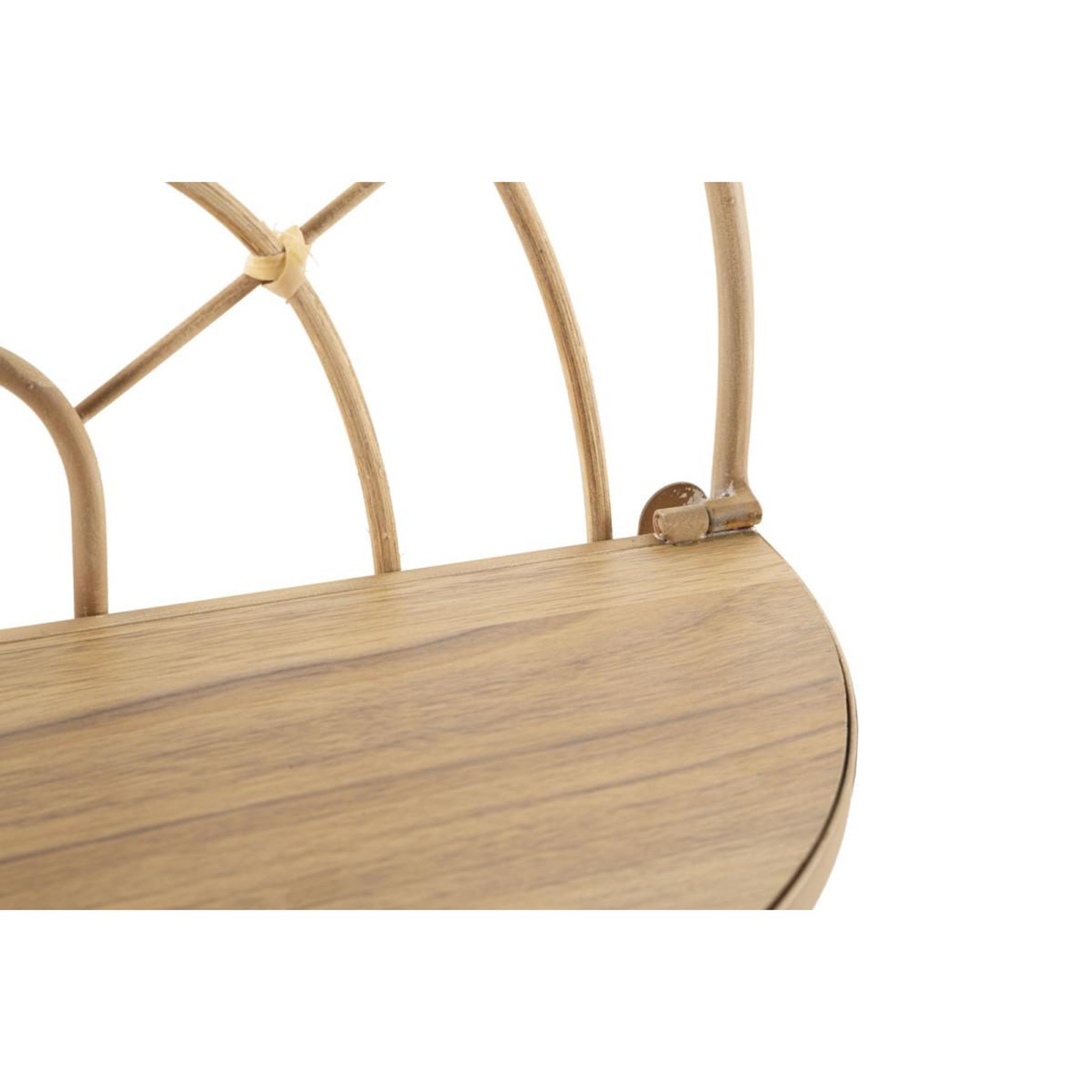 Voir la diapositive 3 : Paris Prix Étagère murale déco  arch  45cm naturel