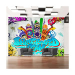 Paris Prix Papier Peint  Skateboard Team. Coloris disponibles : Multicolore