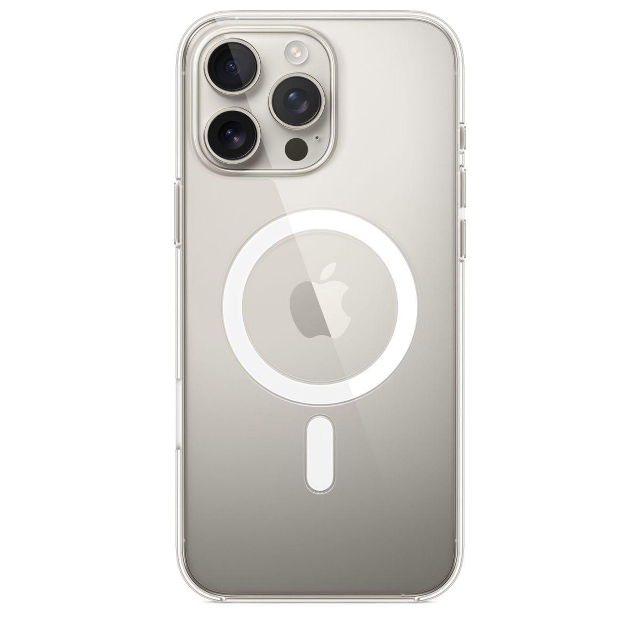 Voir la diapositive 2 : APPLE Coque iPhone 16 Pro Max MagSafe transparente