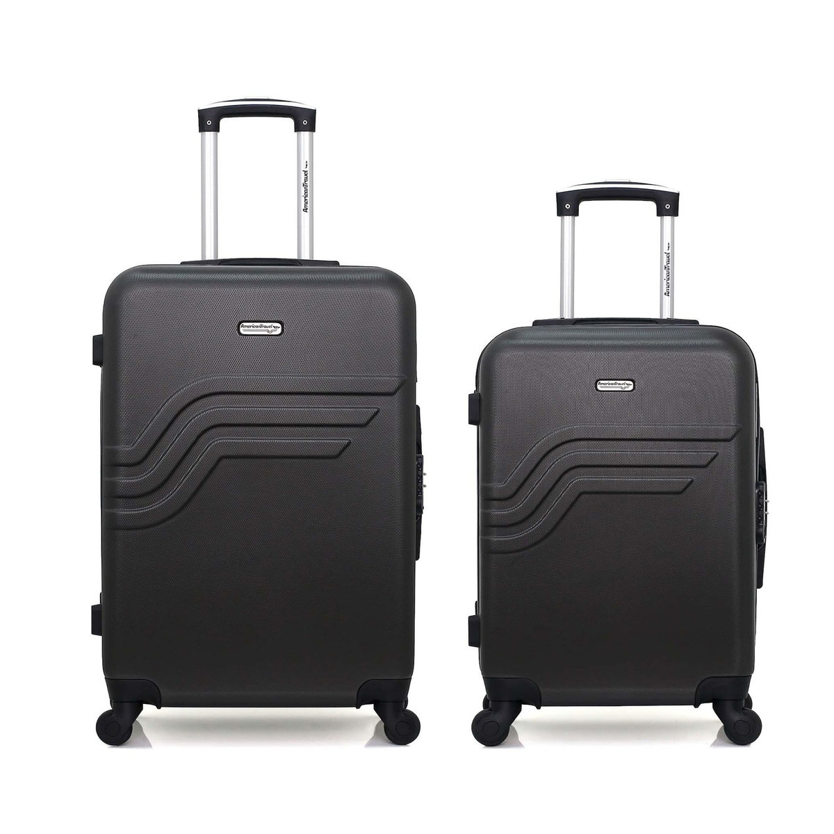 AMERICAN TRAVEL AMERICAN TRAVEL - Lot de 2 - Valise weekend et valise cabine QUEENS