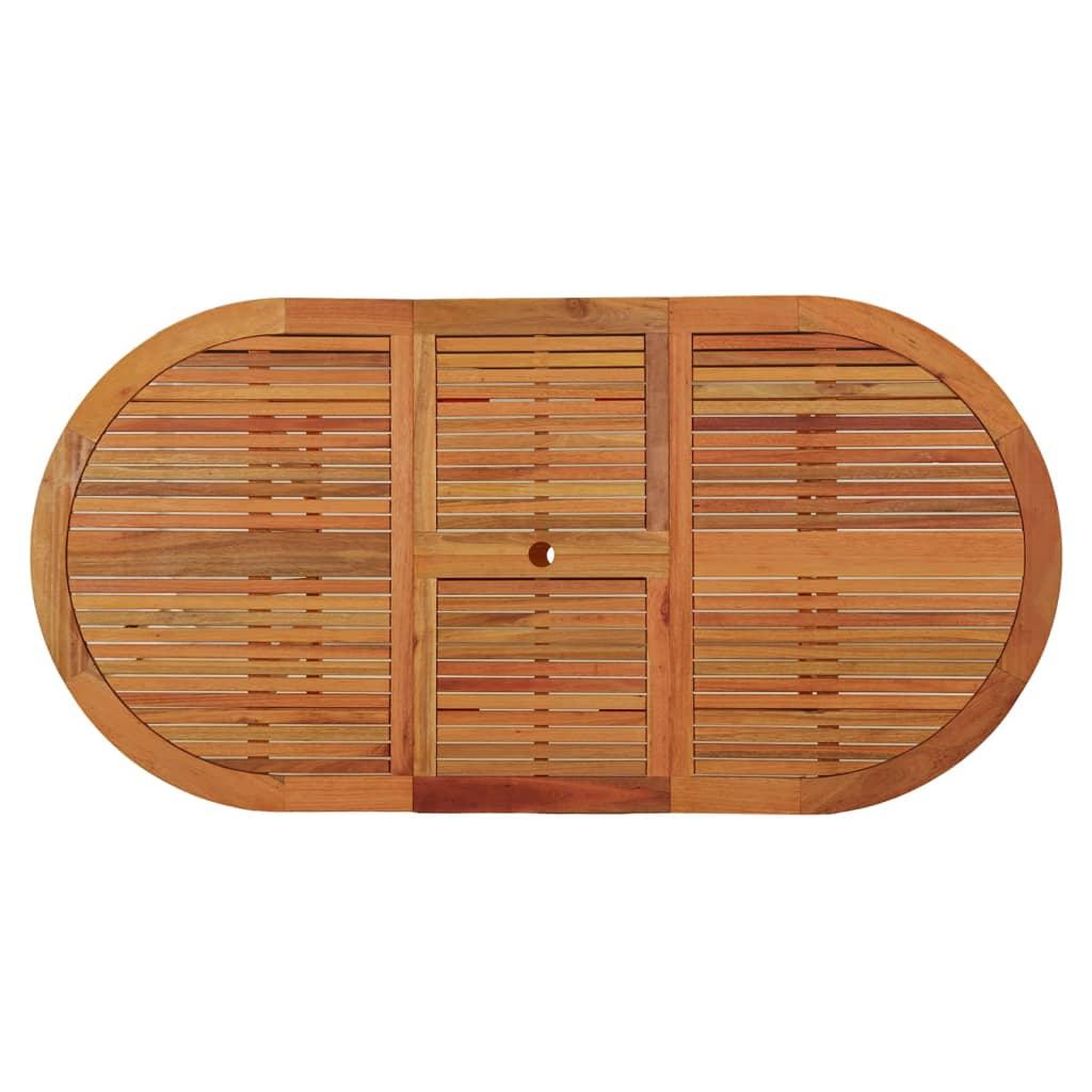Voir la diapositive 4 : VIDAXL Table de jardin 200x100x75 cm bois d'eucalyptus solide