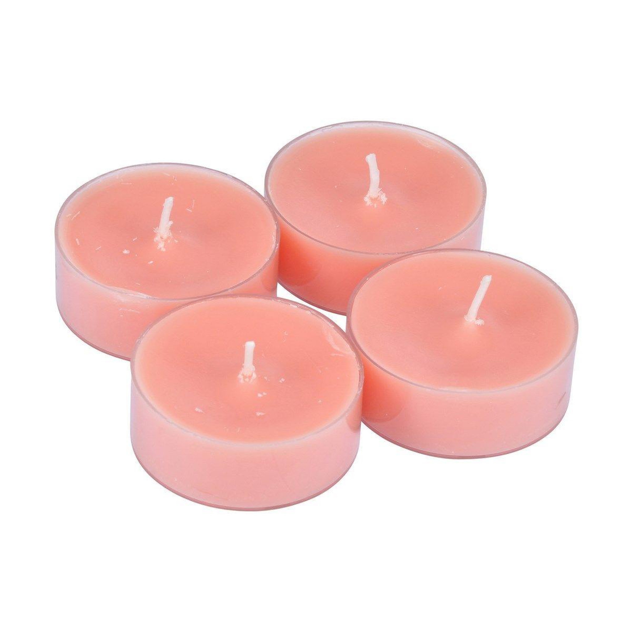 HOMEA Lot de 4 bougies parfumées chauffe-plat  trendie  gingembre orange