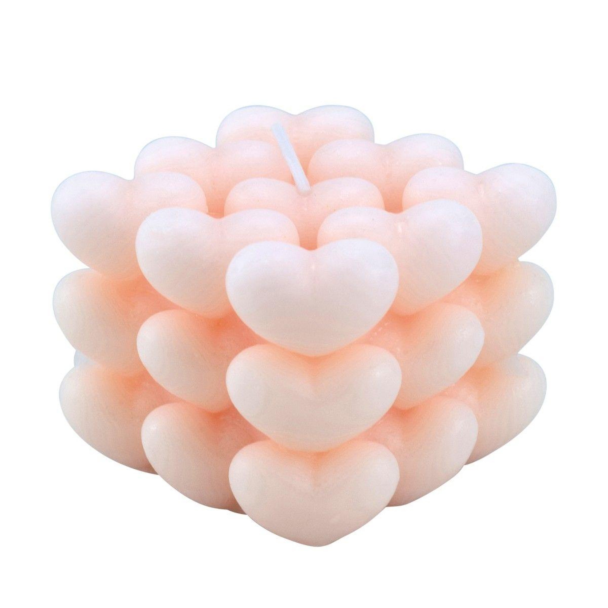 SC CRYSTAL Bougie parfumée cube cœurs