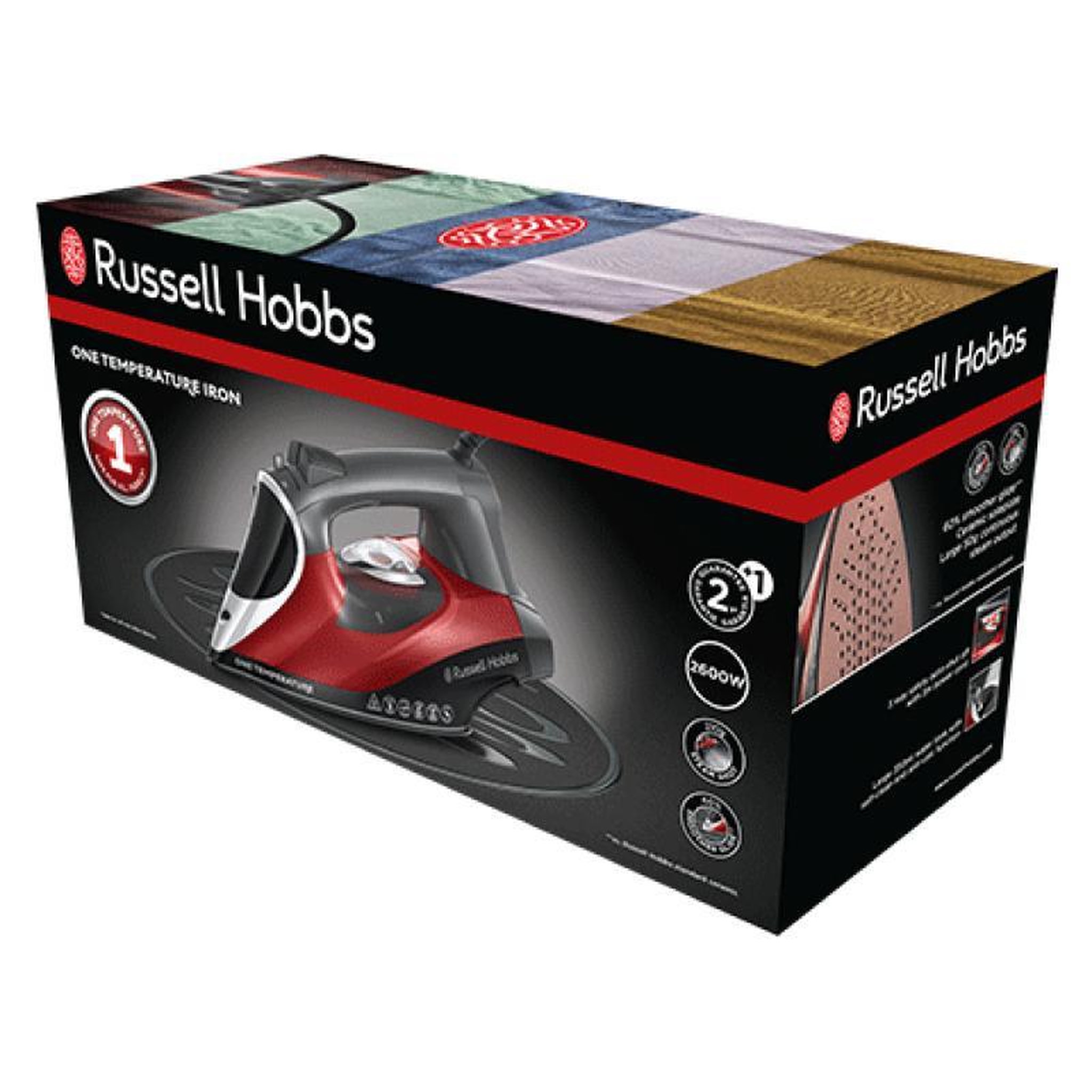 Voir la diapositive 2 : Russell Hobbs Russell Hobbs Iron One Temperature 25090-56 2509056 (25090-56)