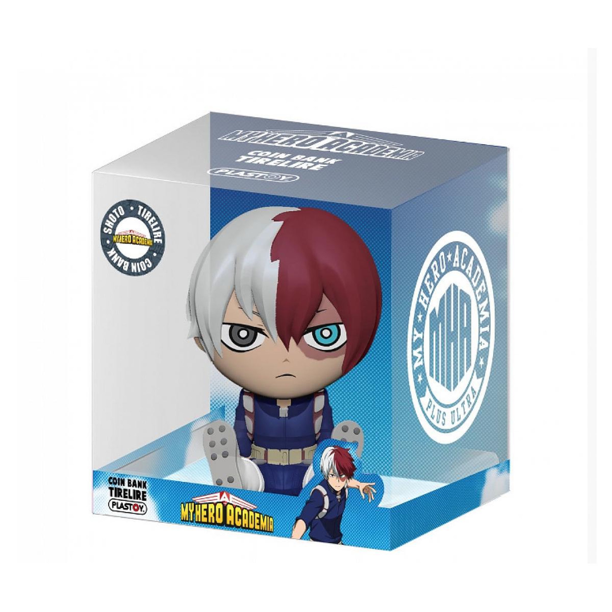 Voir la diapositive 2 : Plastoy Tirelire Shoto Todoroki My Hero Academia