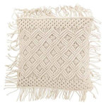 Paris Prix Coussin Déco  Cosy Losange  45x45cm Ivoire