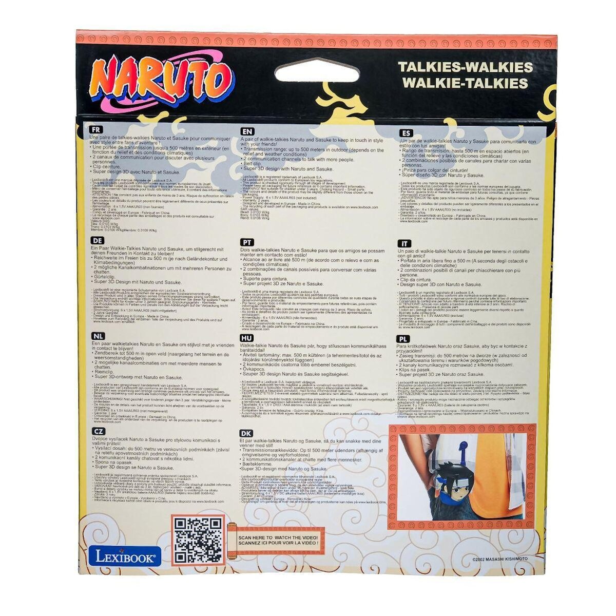 Lexibook Talkies-walkies Naruto 3D