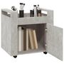 Voir la diapositive 5 : VIDAXL Chariot de bureau Gris beton 60x45x60 cm Bois d'ingenierie