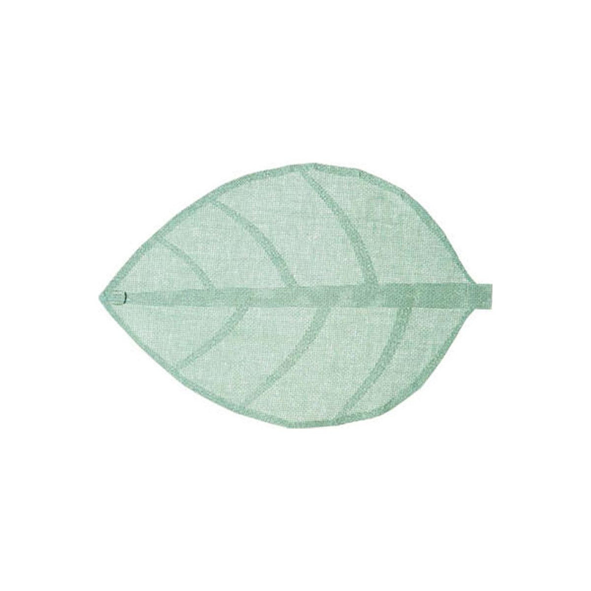 Voir la diapositive 1 : SECRET DE GOURMET Set de table  feuille  33x50cm vert menthe