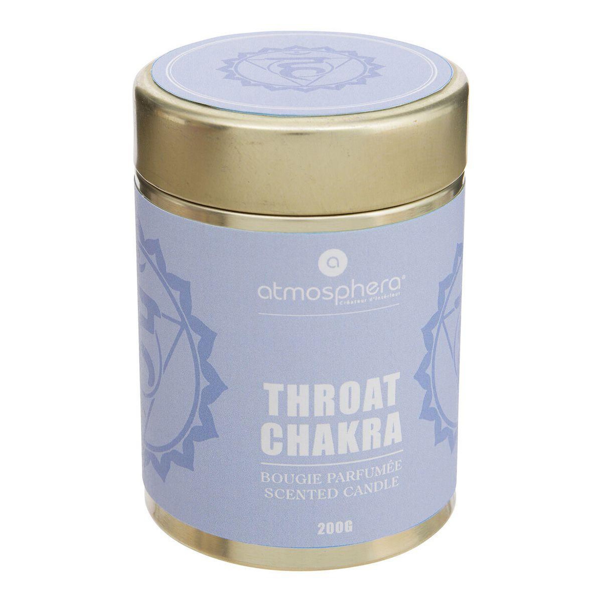 ATMOSPHERA Bougie parfumée  chakra  200g bleu gorge