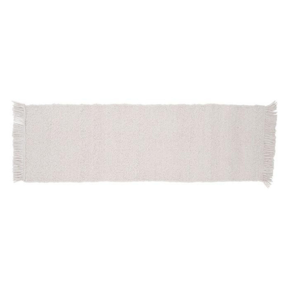 Paris Prix Tapis Déco en Laine  Betina  80x250cm Blanc