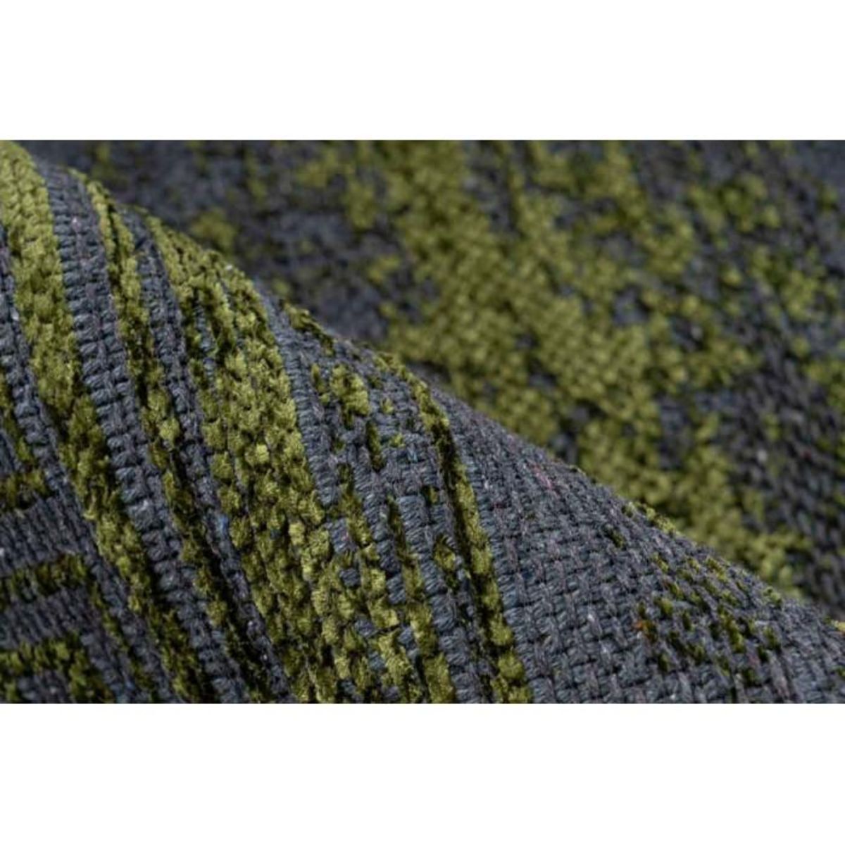 Paris Prix Tapis Tissé à Poils Plats Rétro  Kalevi  Vert