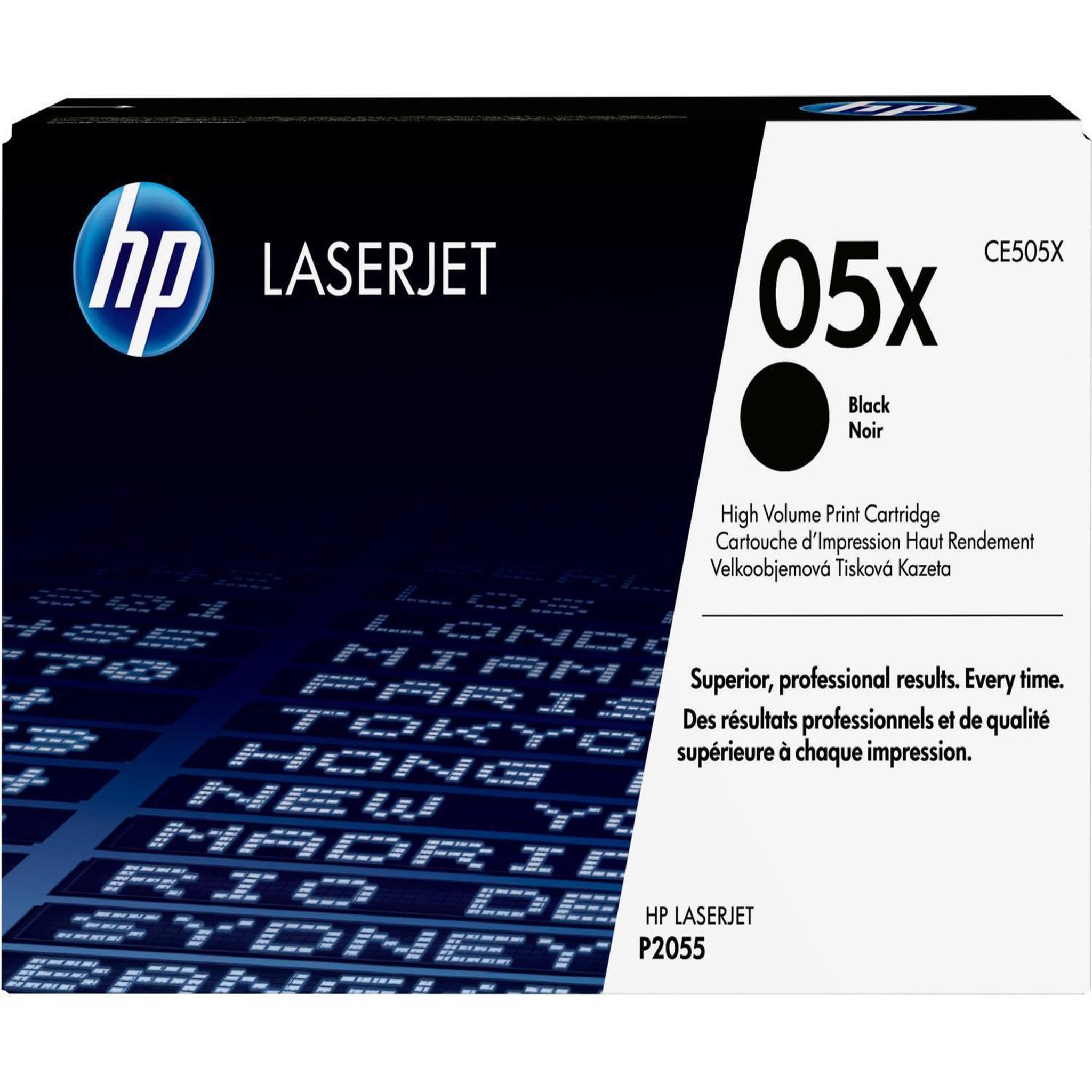 Voir la diapositive 3 : HP Hp 05x toner laserjet noir grande capacité authentique
