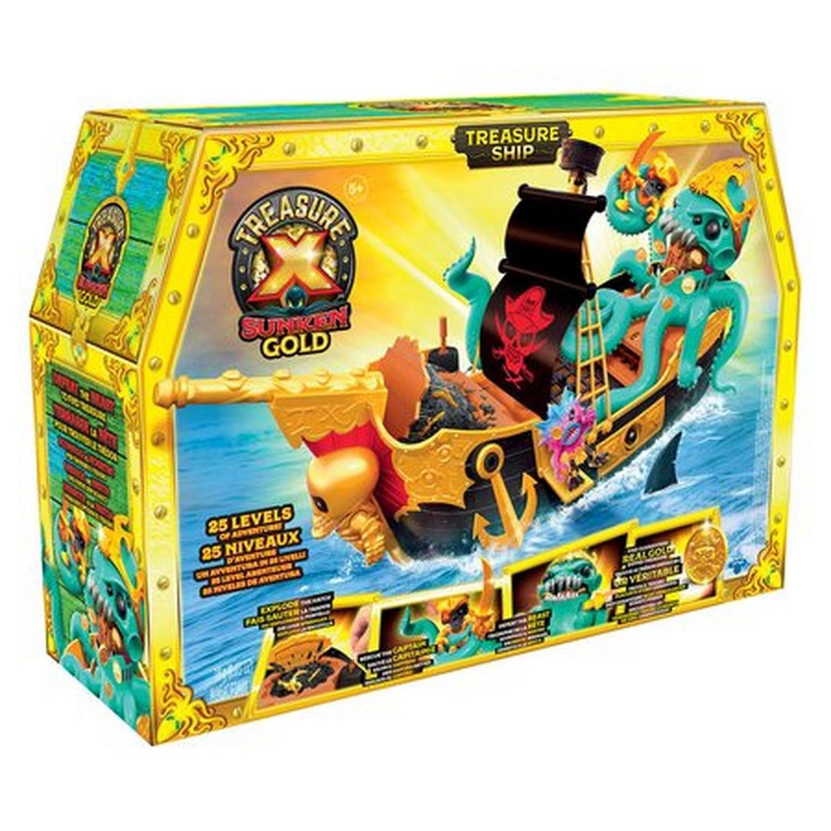 Le bateau des pirates - Trésor X