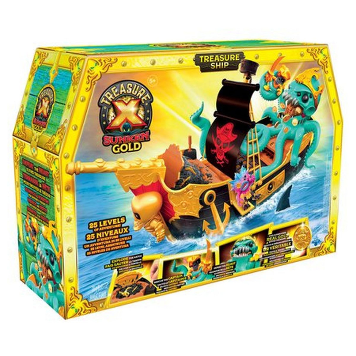 Le bateau des pirates - Trésor X