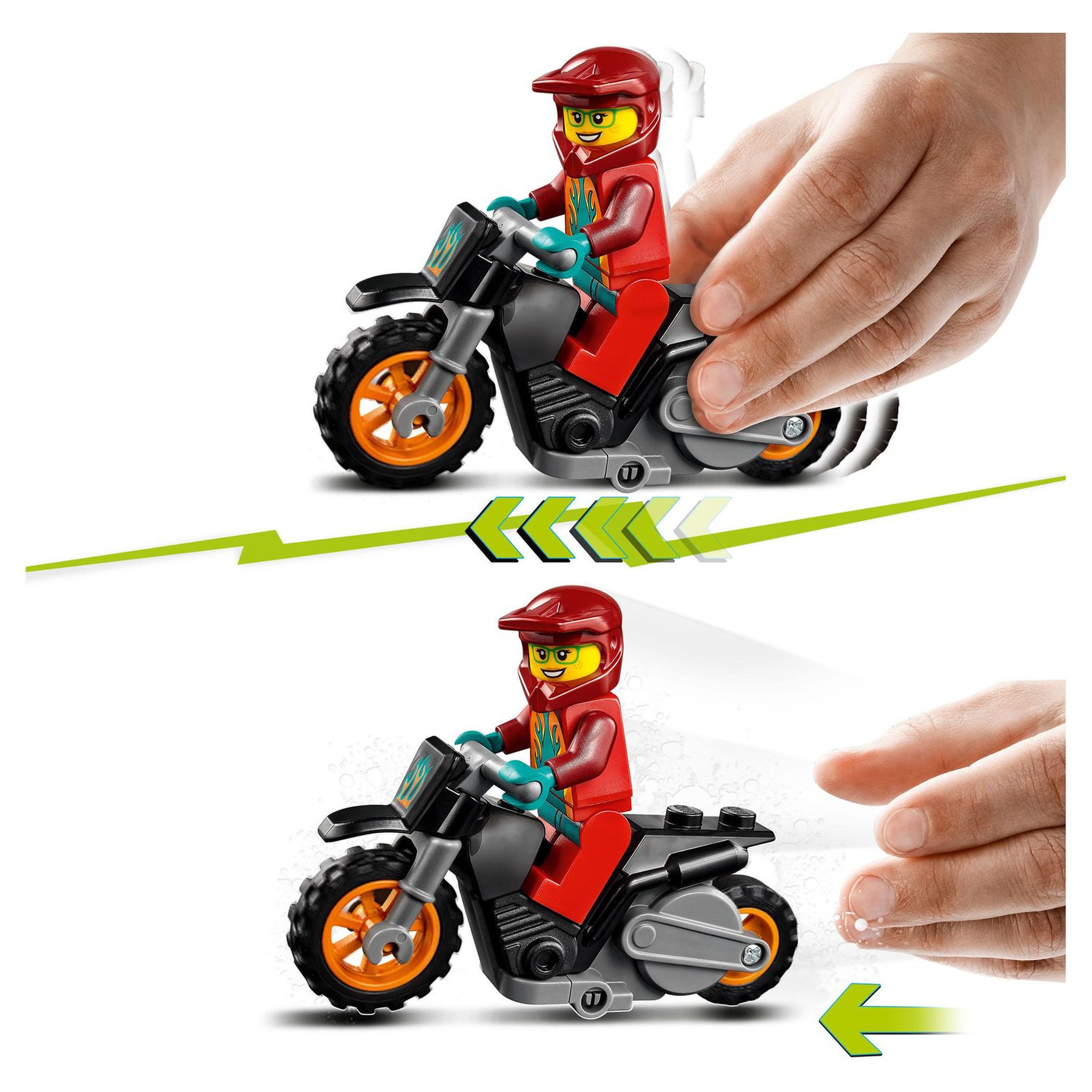 Voir la diapositive 4 : LEGO City 60311 La moto de cascade de Feu