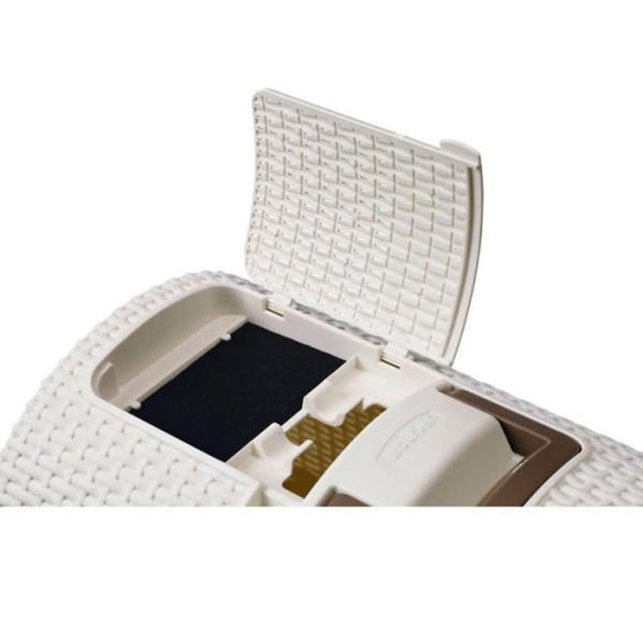 Voir la diapositive 3 : CURVER Curver bac a litiere pour chats 51x38,5x39,5 cm blanc