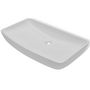 Voir la diapositive 4 : VIDAXL Lavabo et mitigeur Ceramique Rectangulaire Blanc