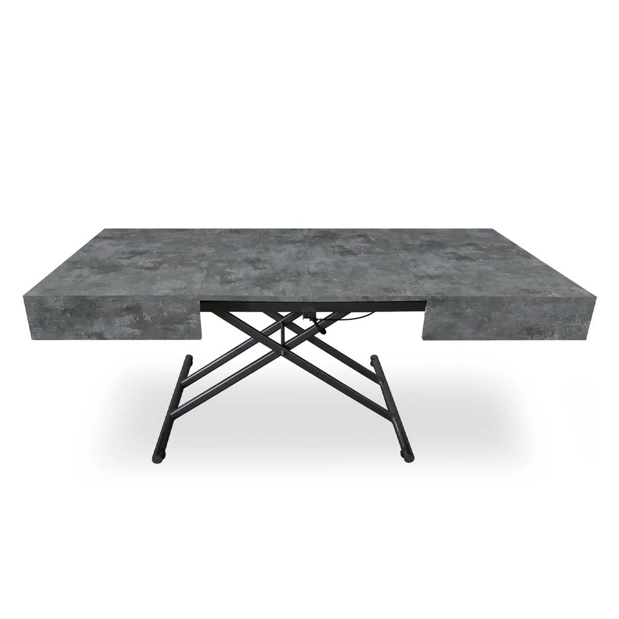 Voir la diapositive 2 : Paris Prix Table basse relevable  lift  120-190cm béton