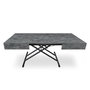 Voir la diapositive 2 : Paris Prix Table Basse Relevable  Lift  120-190cm Béton