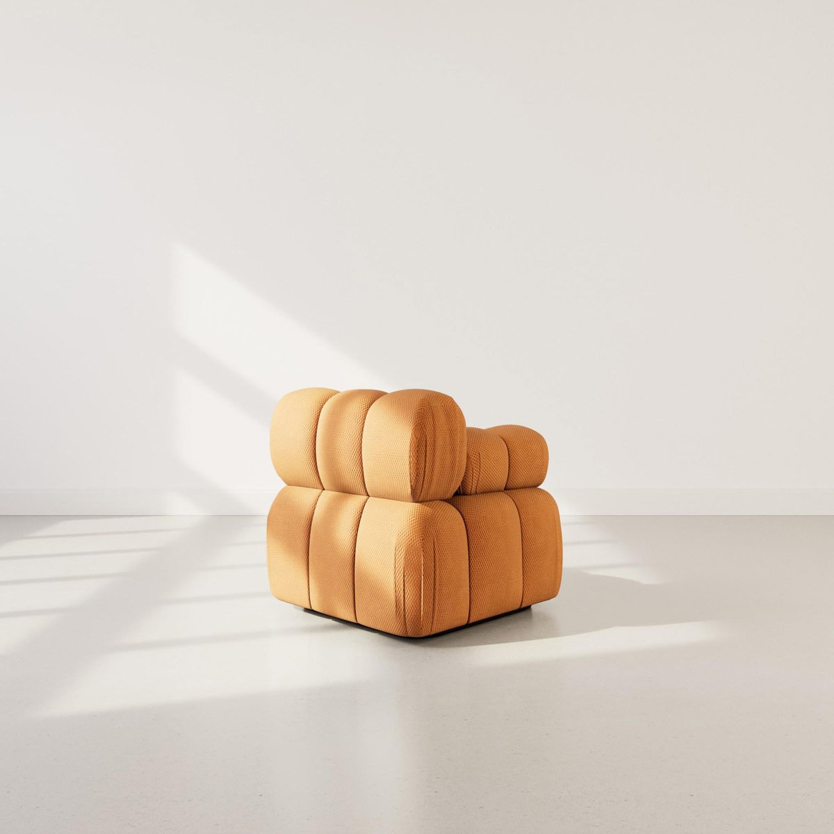 LISA DESIGN Ruby - module d'assise gauche en velours texturé