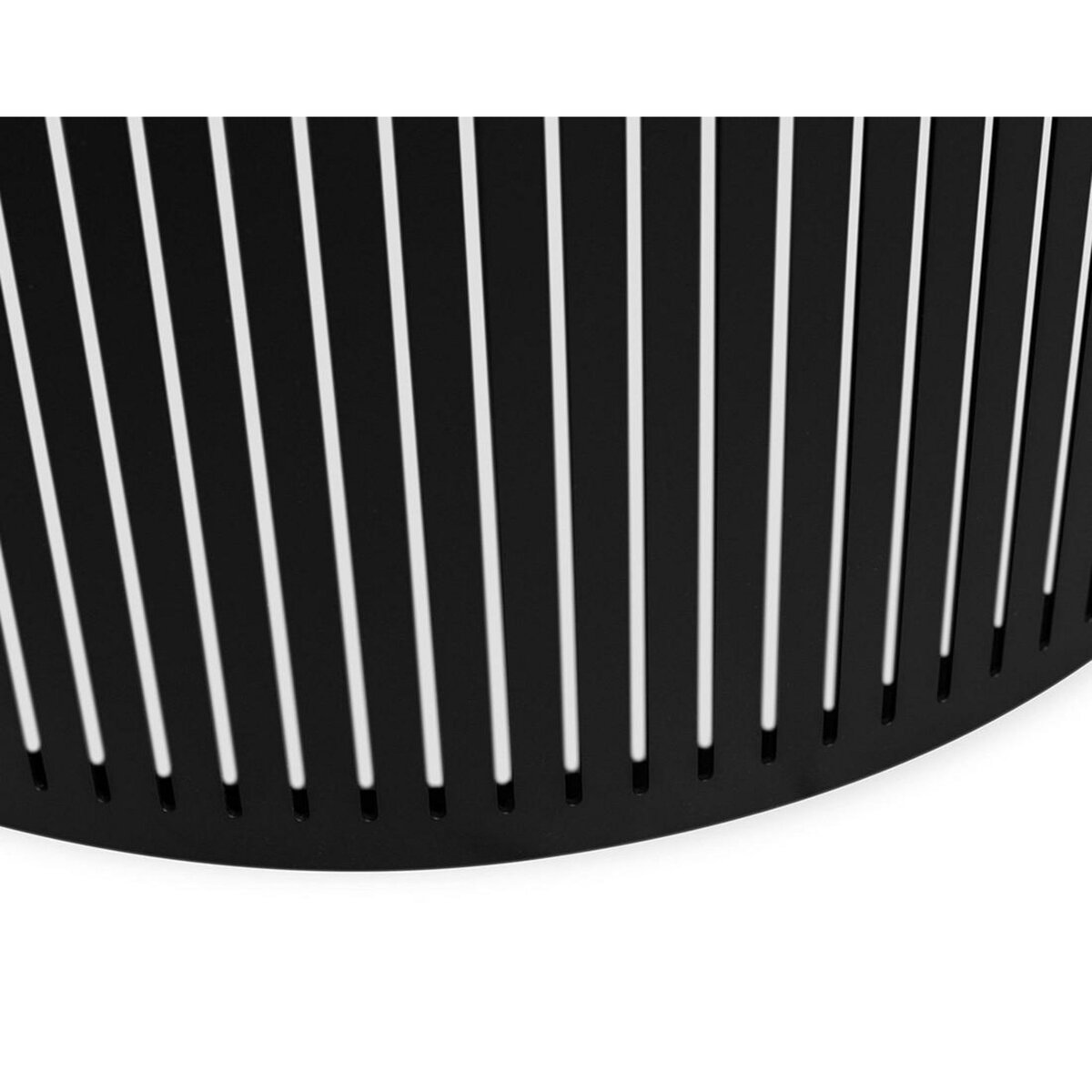 BEST MOBILIER Sally - table basse ronde - noir - 75 cm