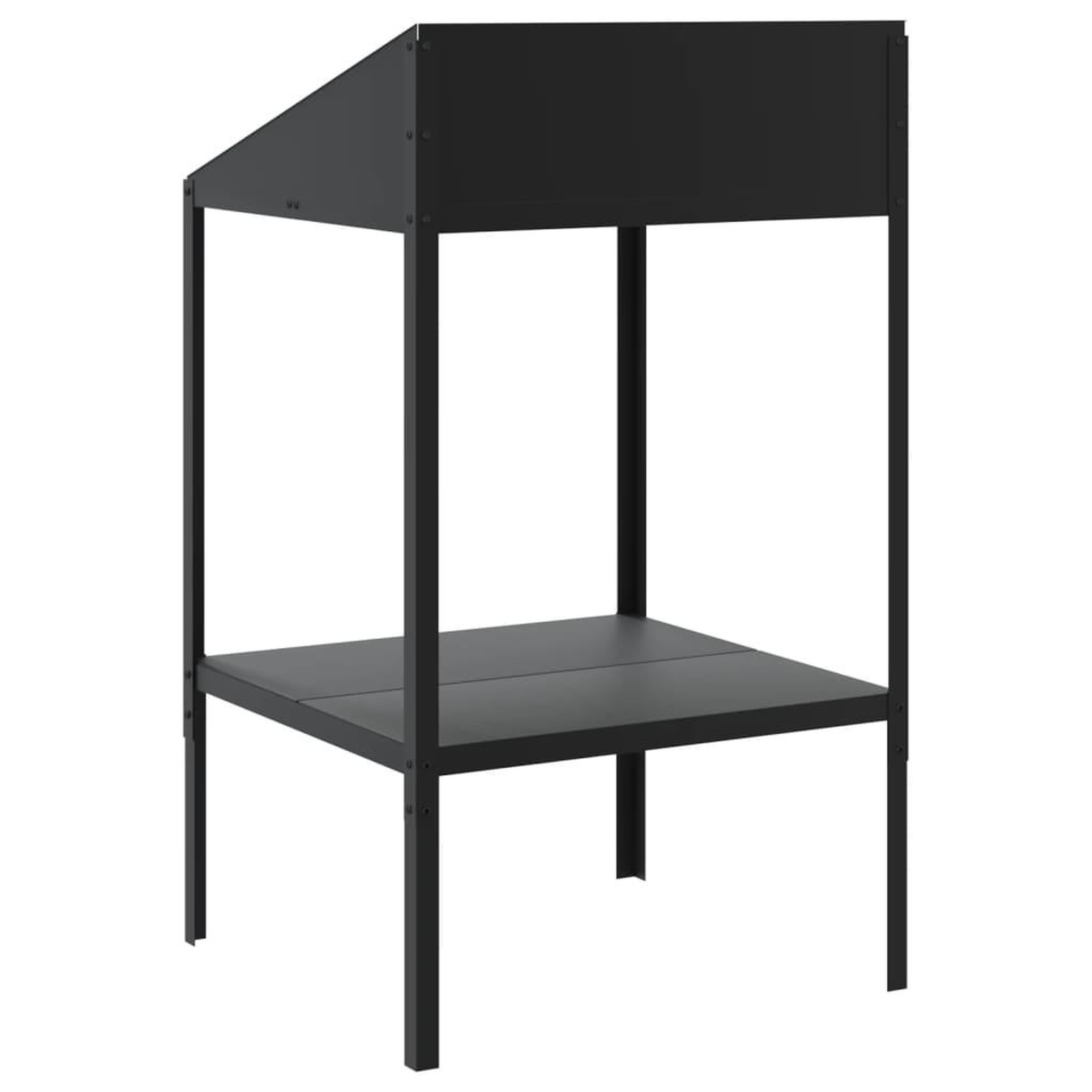 Voir la diapositive 5 : VIDAXL Support pour plantes anthracite 56,5x54,5x100cm acier galvanise