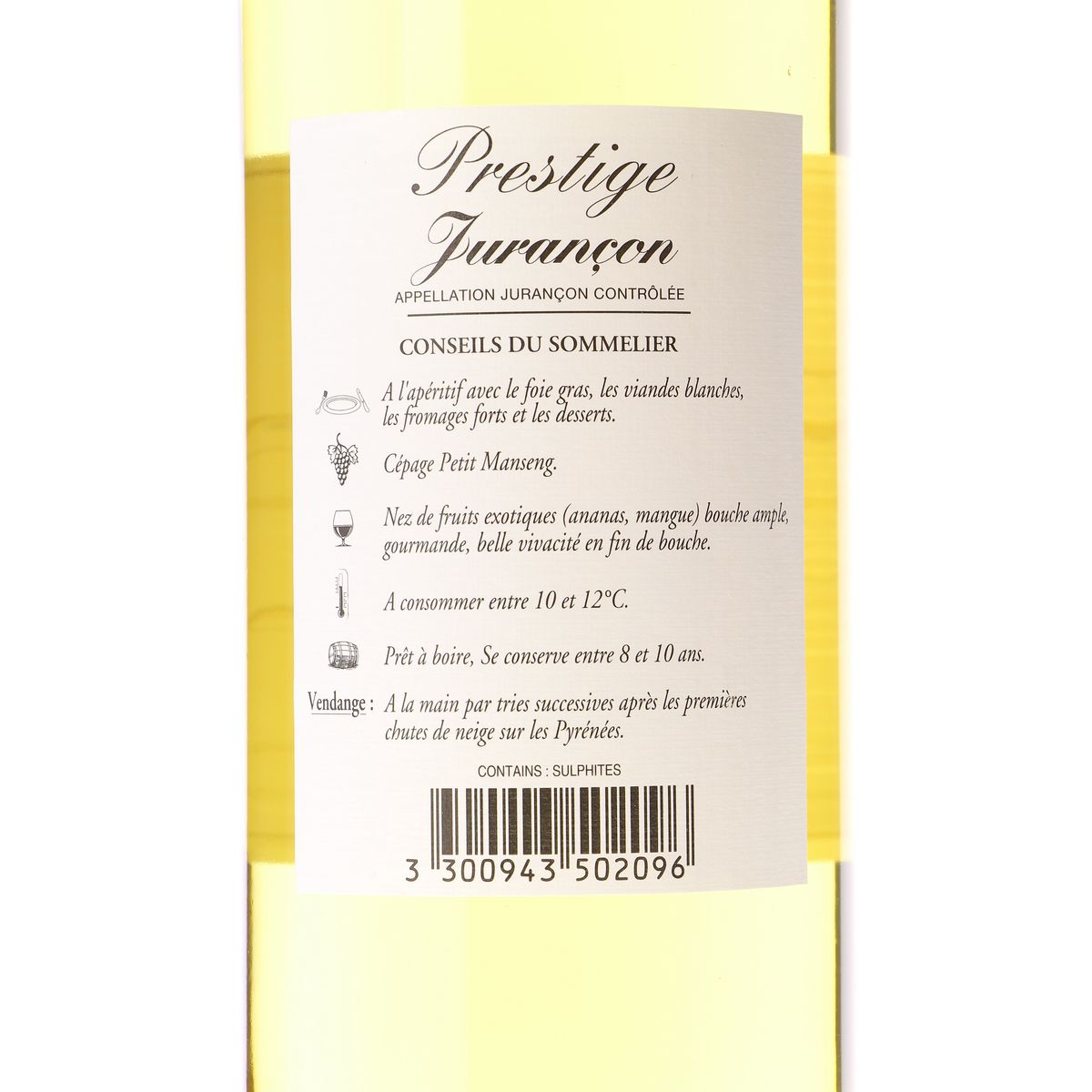 Prestige Jurançon Moelleux Blanc 2012