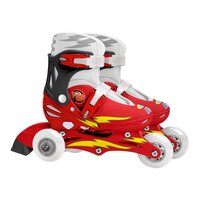 Set Patins a Roulettes et coudieres/genouilleres - ajustable du 23 au