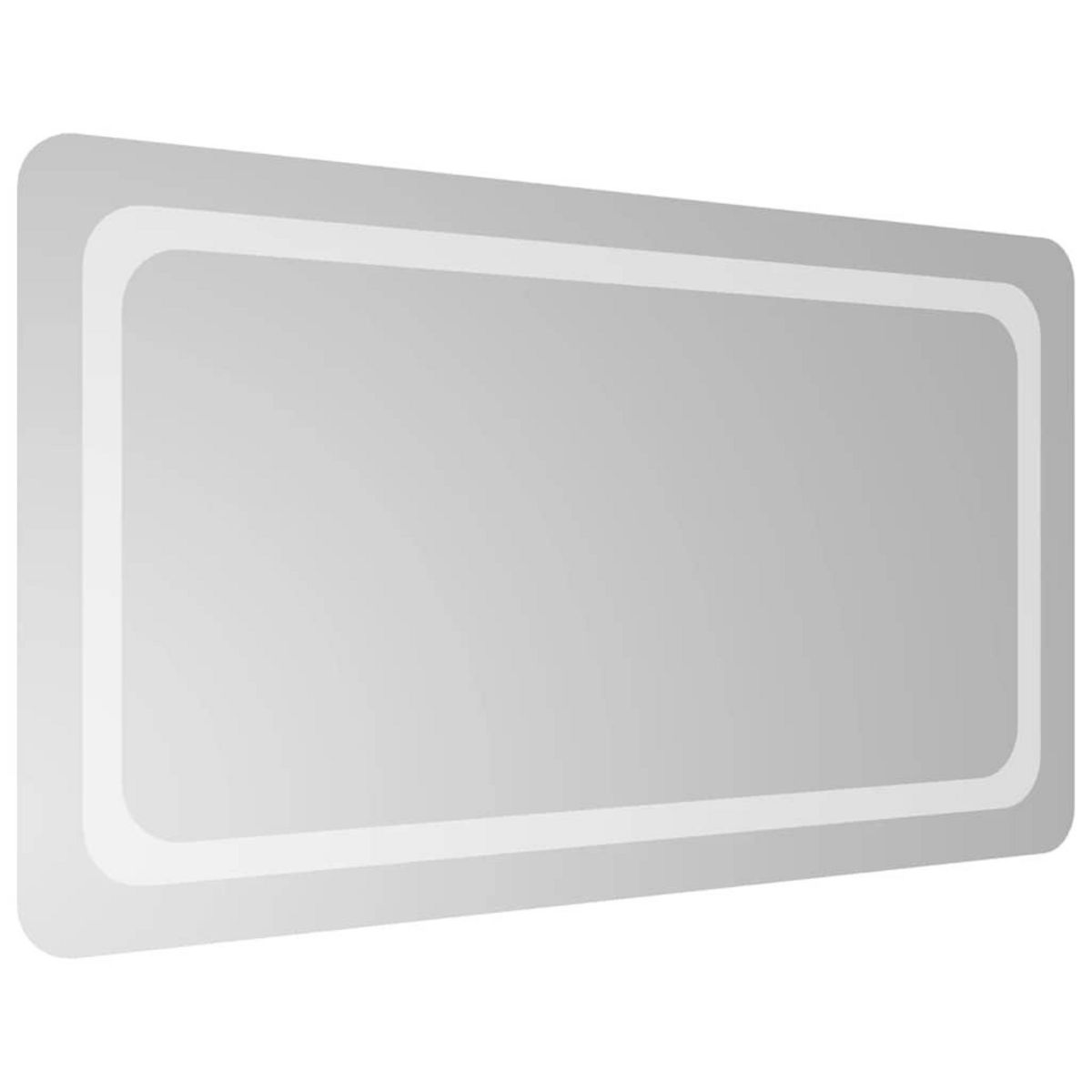 VIDAXL Miroir de salle de bain a LED 90x50 cm