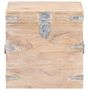 Voir la diapositive 3 : VIDAXL Coffre 40x40x40 cm Bois d'acacia solide