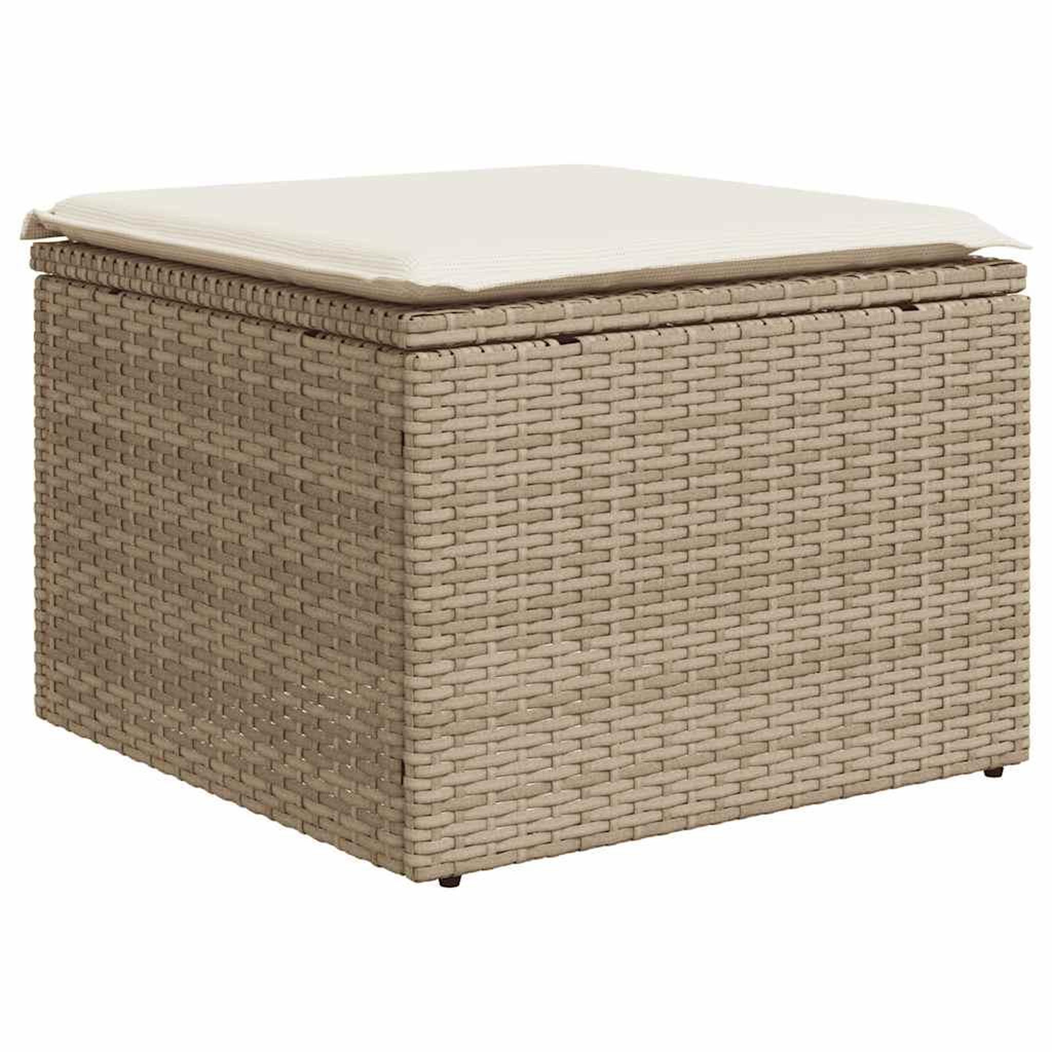 Voir la diapositive 4 : VIDAXL Salon de jardin avec coussins 2 pcs beige resine tressee acacia